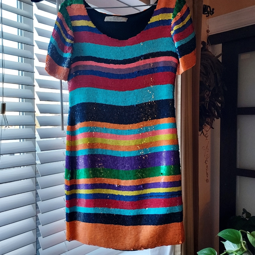 Vintage Sequin Cocktail Dress